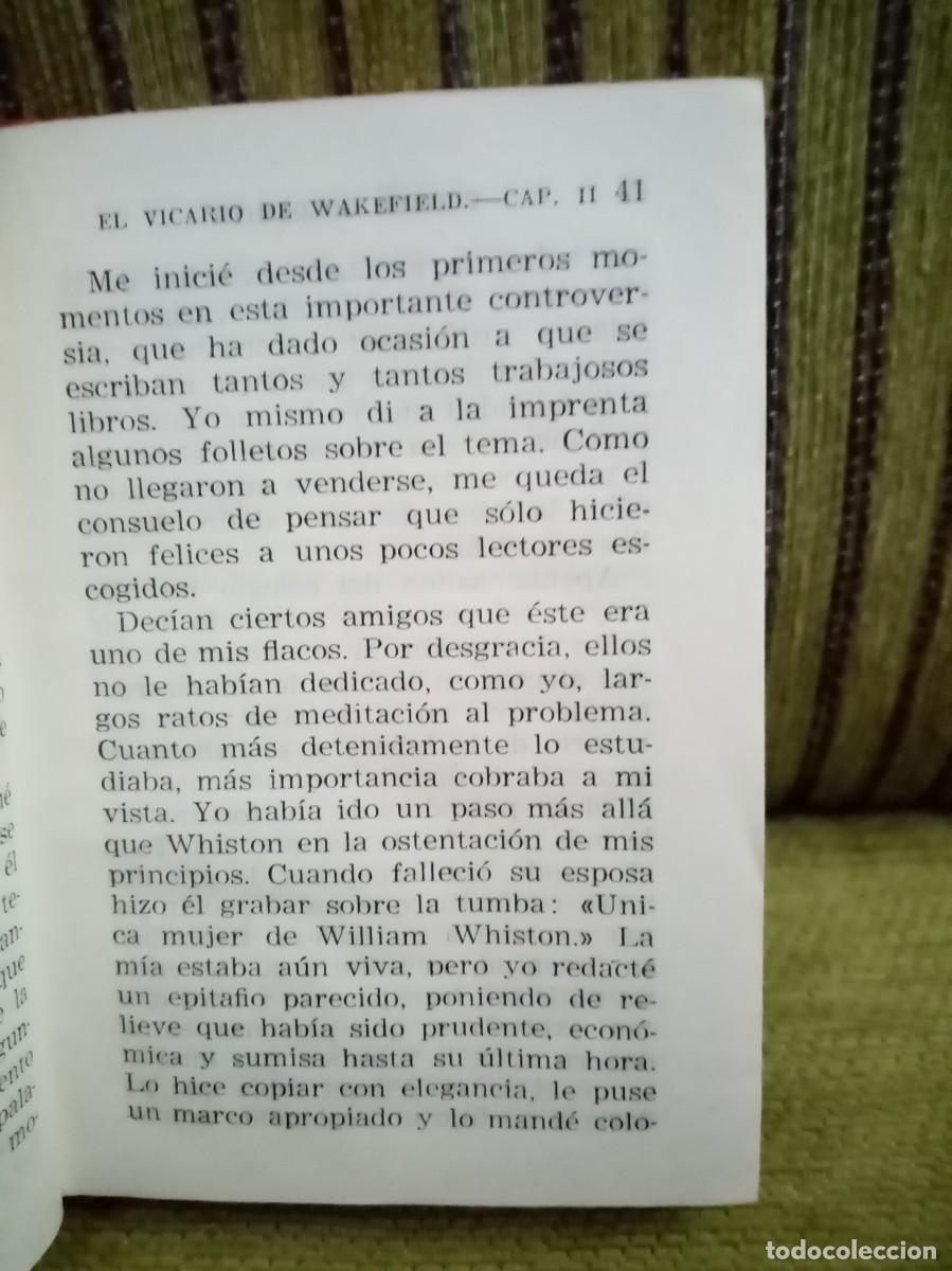 Libros de segunda mano: EL VICARIO DE WAKEFIELD - Foto 7