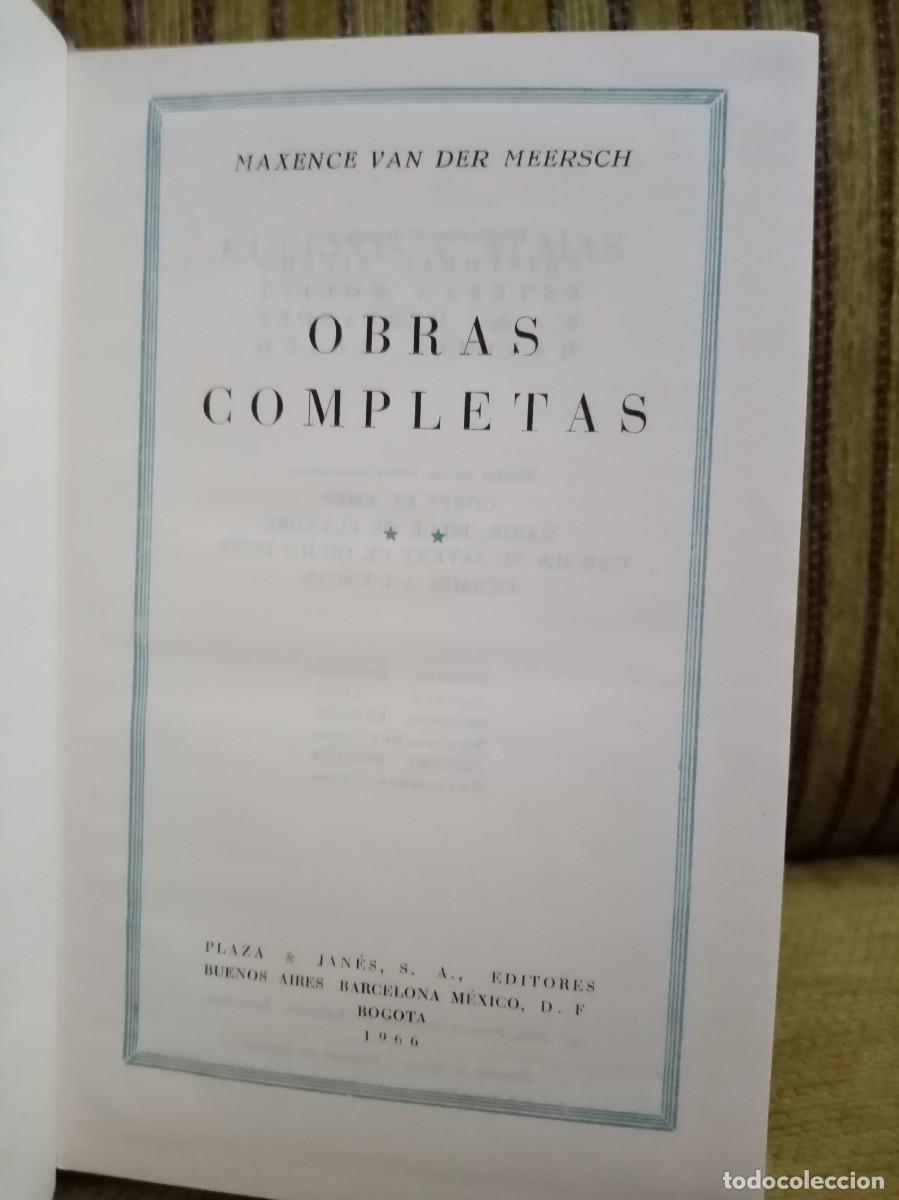 Libros de segunda mano: MAXENCE VAN DER MEERSCH - Foto 5