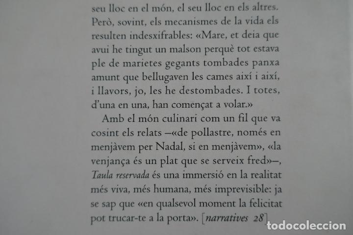 Libros de segunda mano: Taula reservada. Dolors Borau - Foto 12
