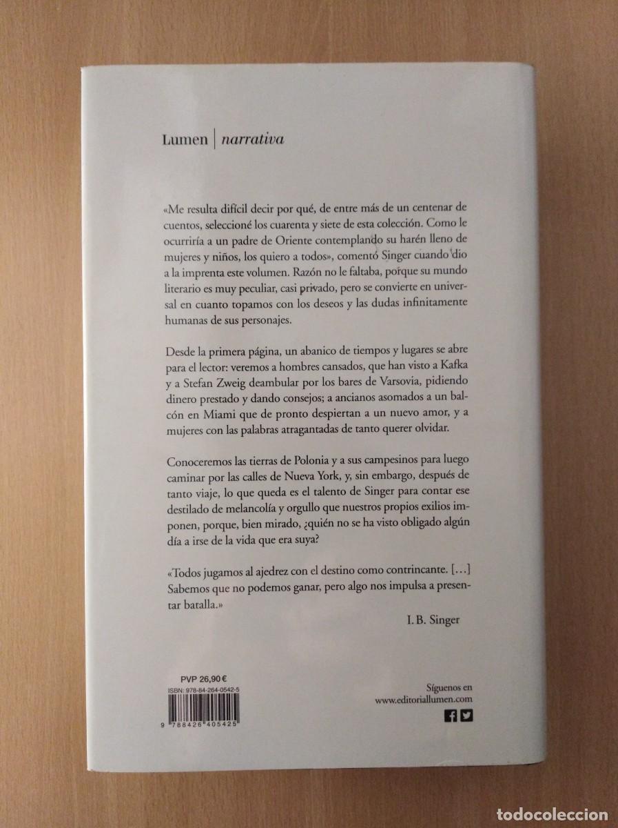 Libros de segunda mano: CUENTOS. Isaac Bashevis Singer. - Foto 2