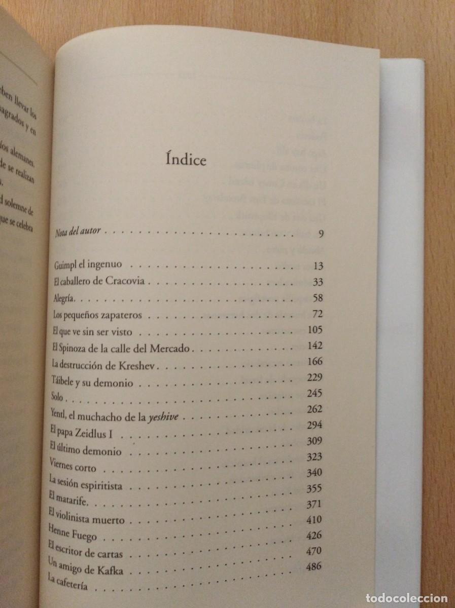 Libros de segunda mano: CUENTOS. Isaac Bashevis Singer. - Foto 5