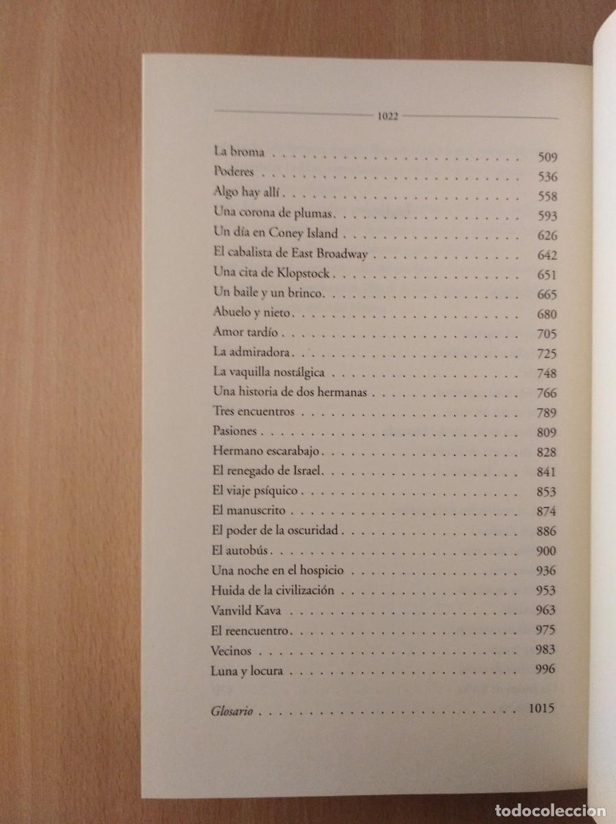 Libros de segunda mano: CUENTOS. Isaac Bashevis Singer. - Foto 6