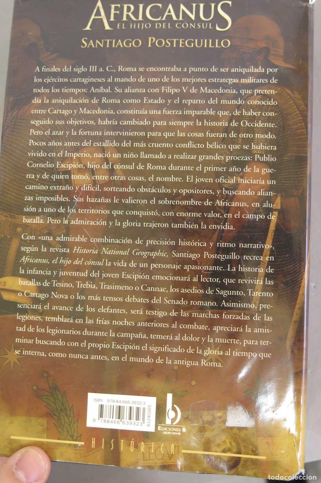 Libros de segunda mano: Africanus. Santiago Posteguillo - Foto 3