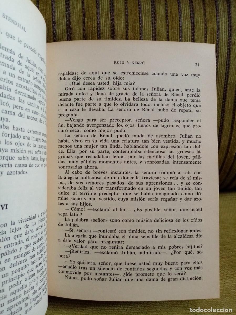 Libros de segunda mano: ROJO Y NEGRO - Foto 5