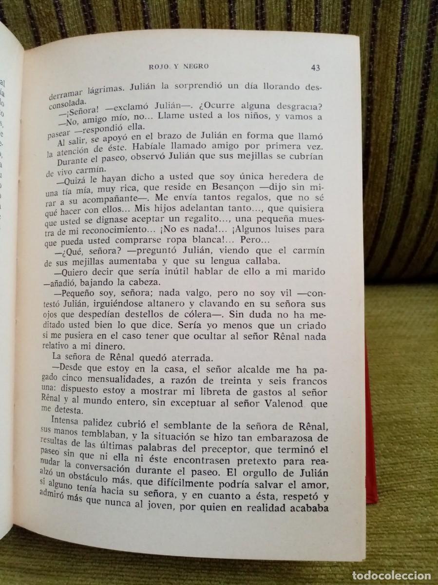 Libros de segunda mano: ROJO Y NEGRO - Foto 8