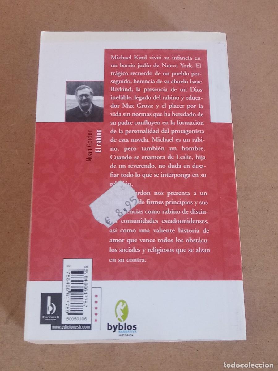 Libros de segunda mano: El Rabino - Noah Gordon - Foto 2