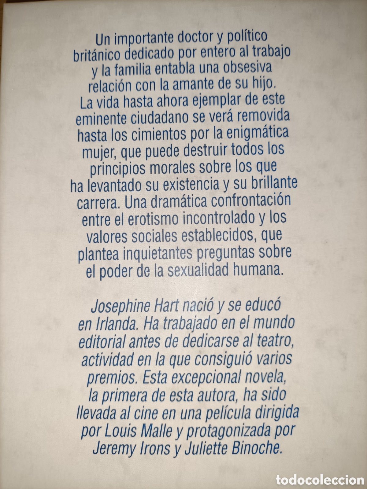 Libros de segunda mano: Herida. Josephine Hart. Salvat - Foto 2