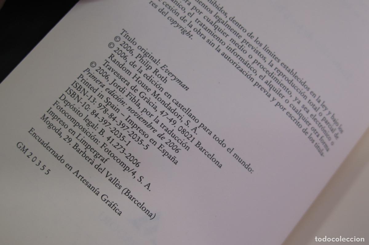 Libros de segunda mano: Eleg&iacute;a. Philip Roth - Foto 2
