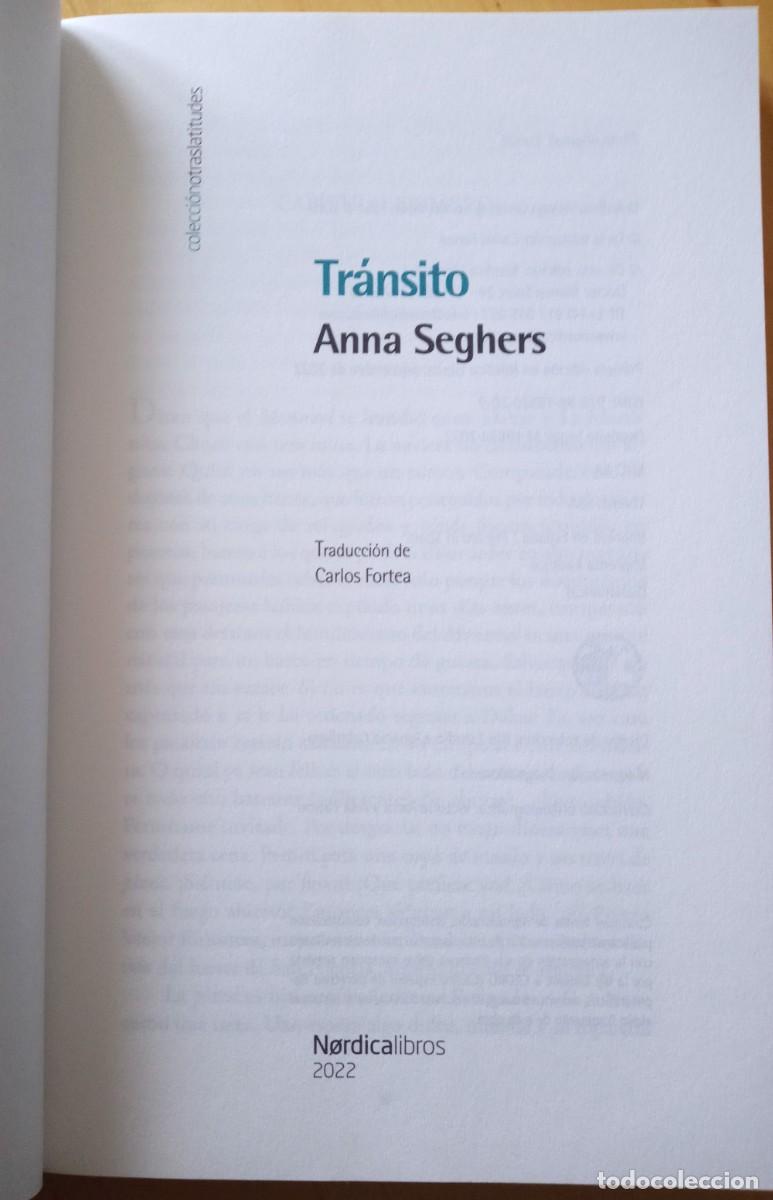 Libros de segunda mano: ANNA SEGHERS TRANSITO - Foto 4