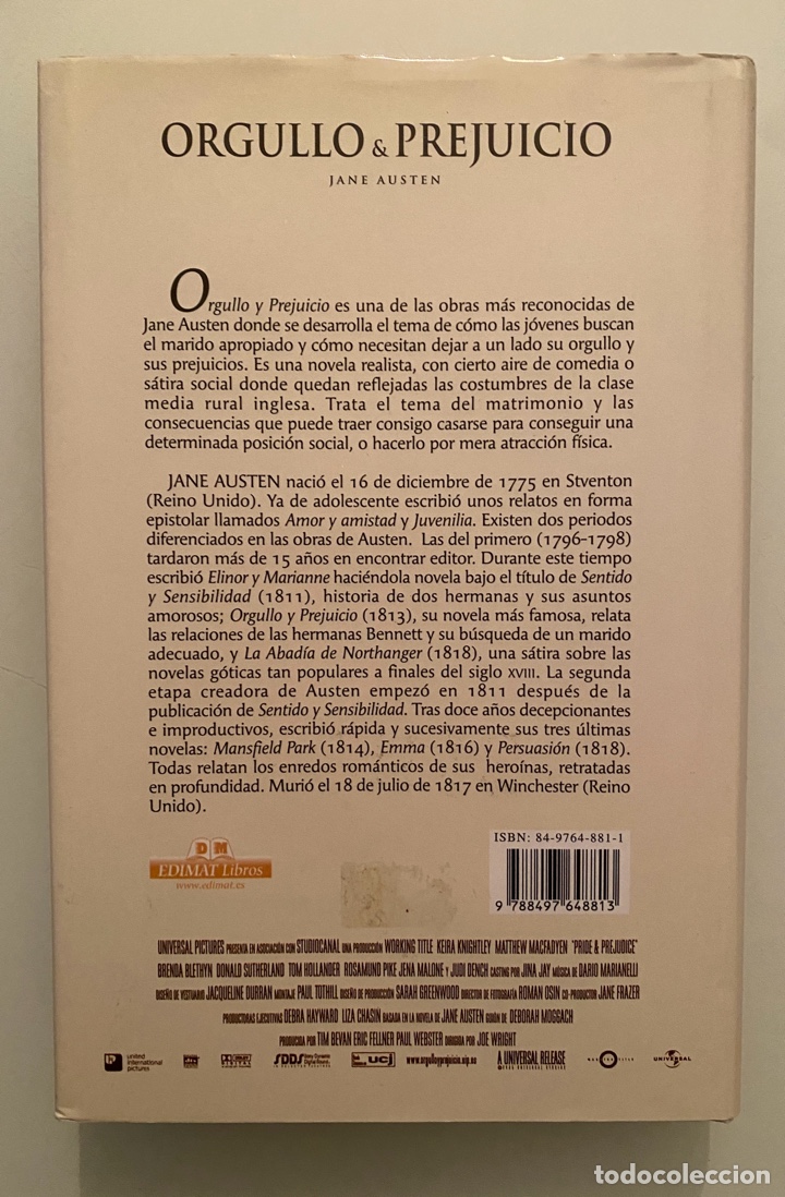 Libros de segunda mano: Orgullo y Prejuicio - AUSTEN, Jane - Foto 2