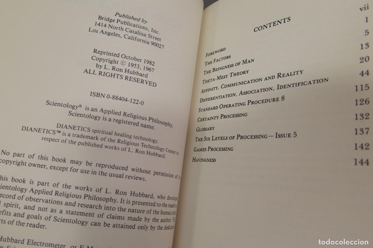 Libros de segunda mano: Scientology 8-8008. L. Ron Hubbard - Foto 3