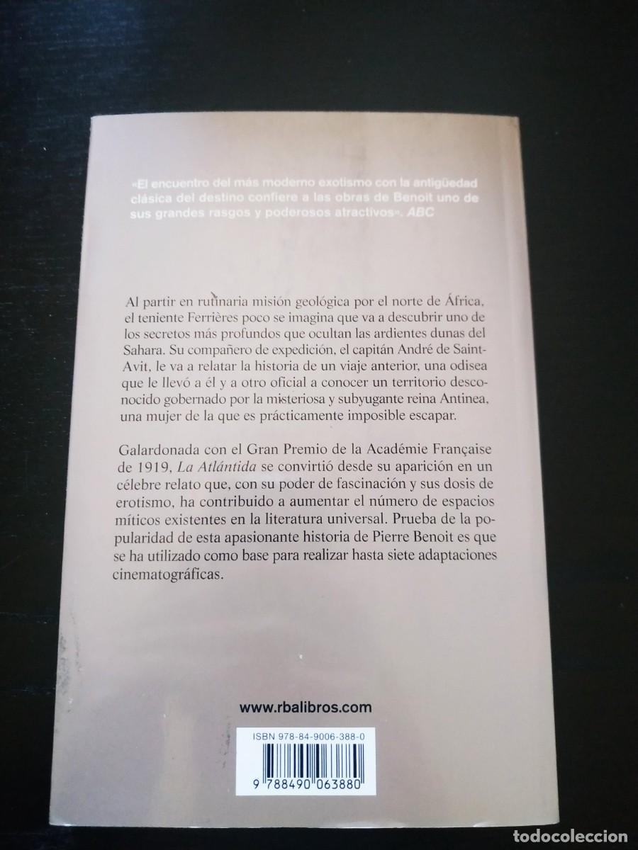 Libros de segunda mano: La Atl&aacute;ntida - Pierre Benoit. RBA - Foto 2