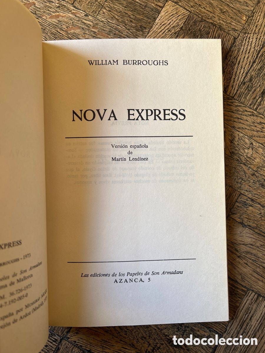 Libros de segunda mano: Nova Express - William Burroughs - Azanca (1973) - Foto 3