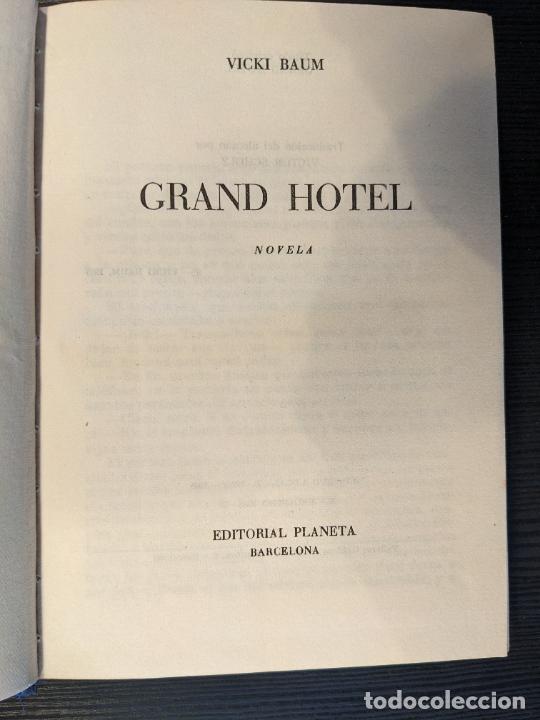 Libros de segunda mano: Grand Hotel - Vicki Baum - Foto 1