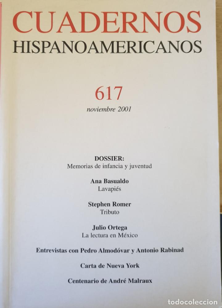 Libros de segunda mano: CUADERNOS HISPANOAMERICANOS N&ordm; 617. - - Foto 1