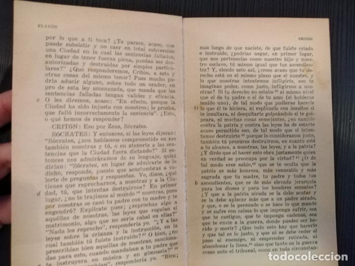Libros de segunda mano: Crit&oacute;n - Platon - Foto 3