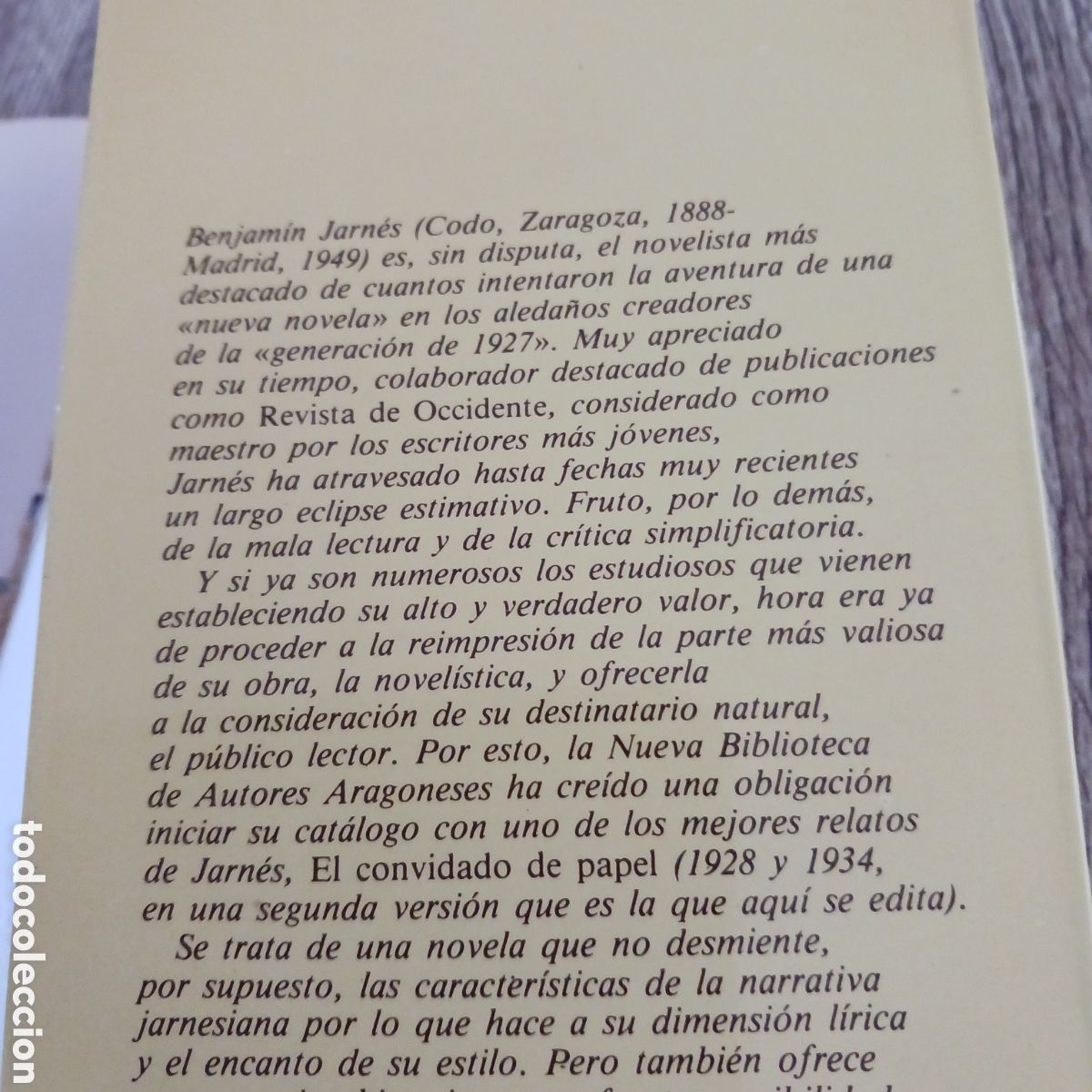 Libros de segunda mano: El convidado de papel de Benjam&iacute;n Jarn&eacute;s - Foto 3