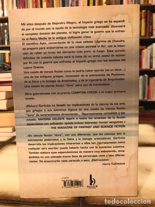 Libros de segunda mano: Materia celeste. Richard Garfinkle. - Foto 2