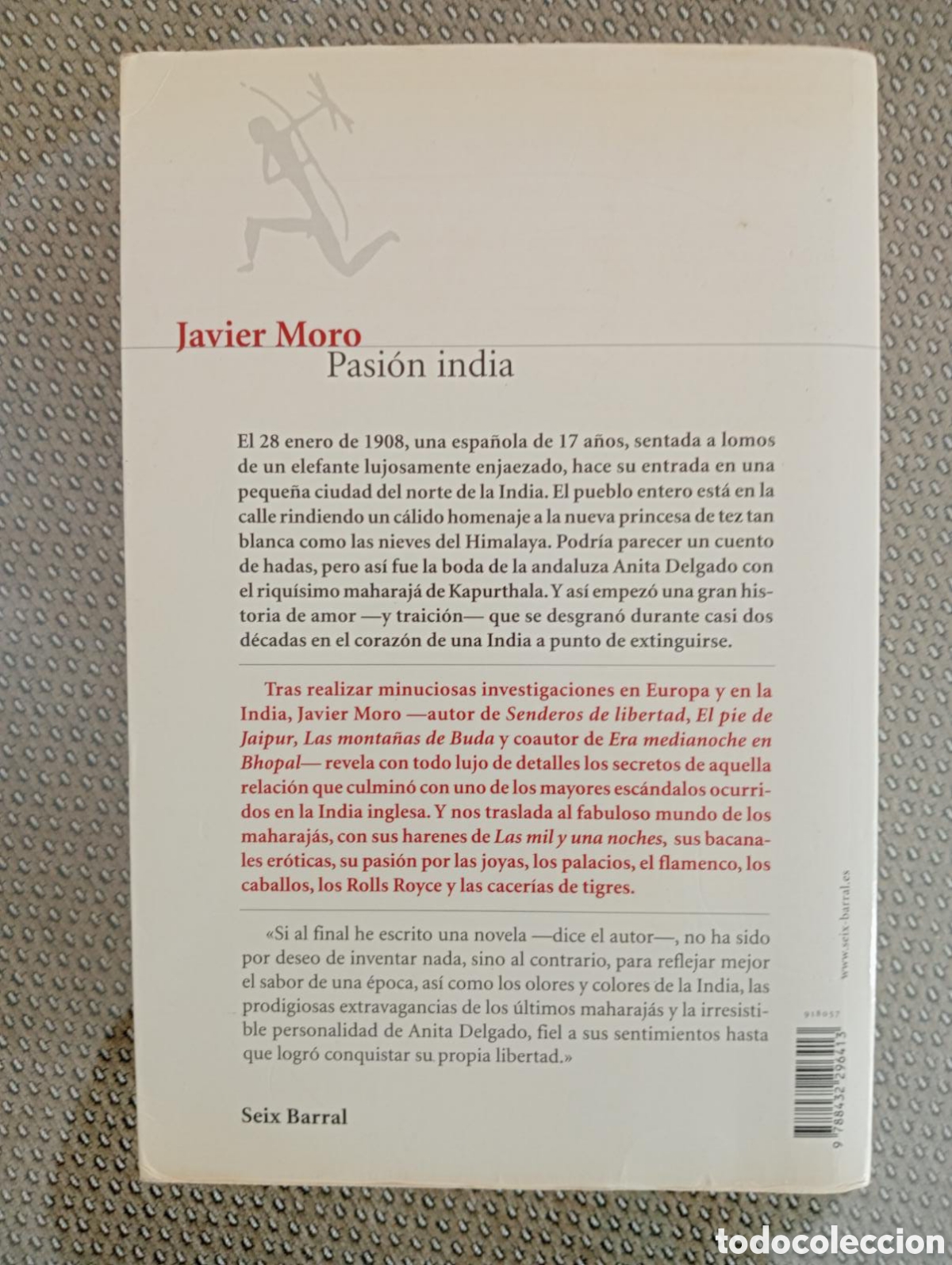 Libros de segunda mano: Pasi&oacute;n India / Javier Moro. - Foto 3