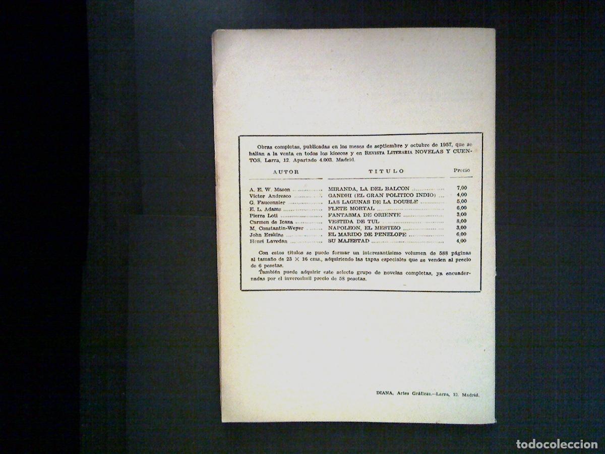 Libros de segunda mano: LA DAMA DE URTUBI - Pio Baroja - 1957 - Foto 4