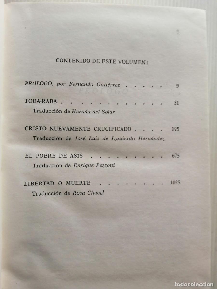 Libros de segunda mano: Kazantzaki Obras selectas I - Foto 3