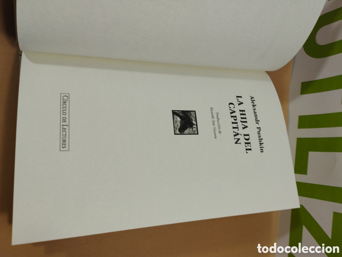 Libros de segunda mano: Aleksandr pushkin. La hija del capit&aacute;n. Circulo de lectores. - Foto 3