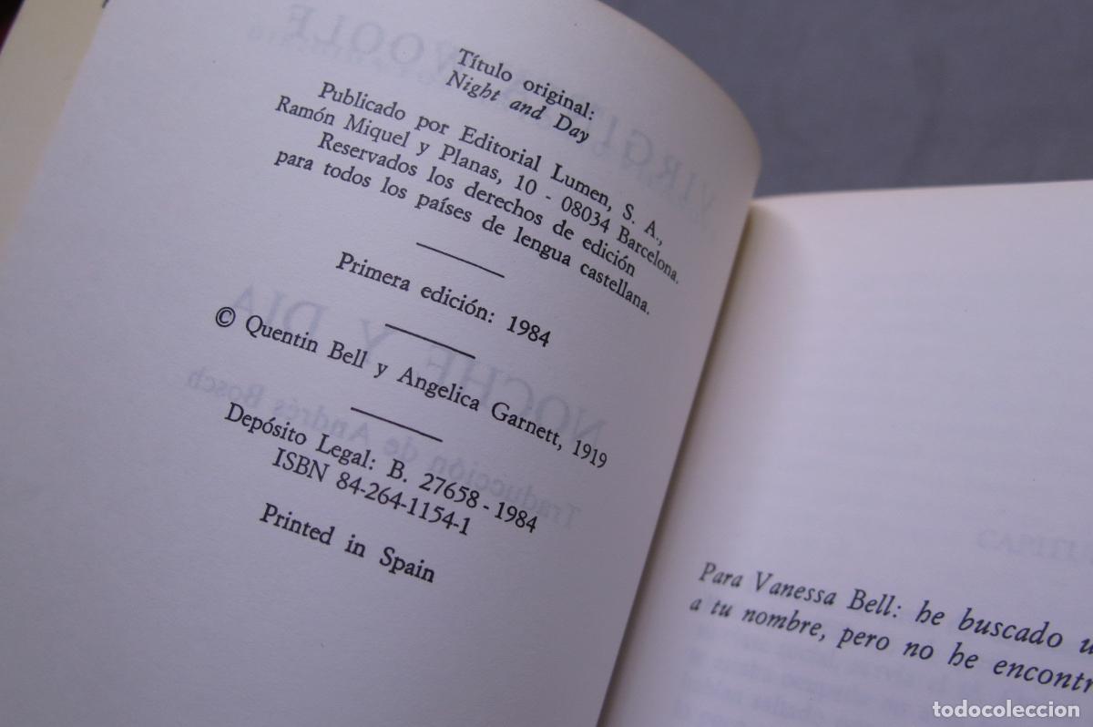 Libros de segunda mano: Noche y d&iacute;a. Woolf. 1984 - Foto 2