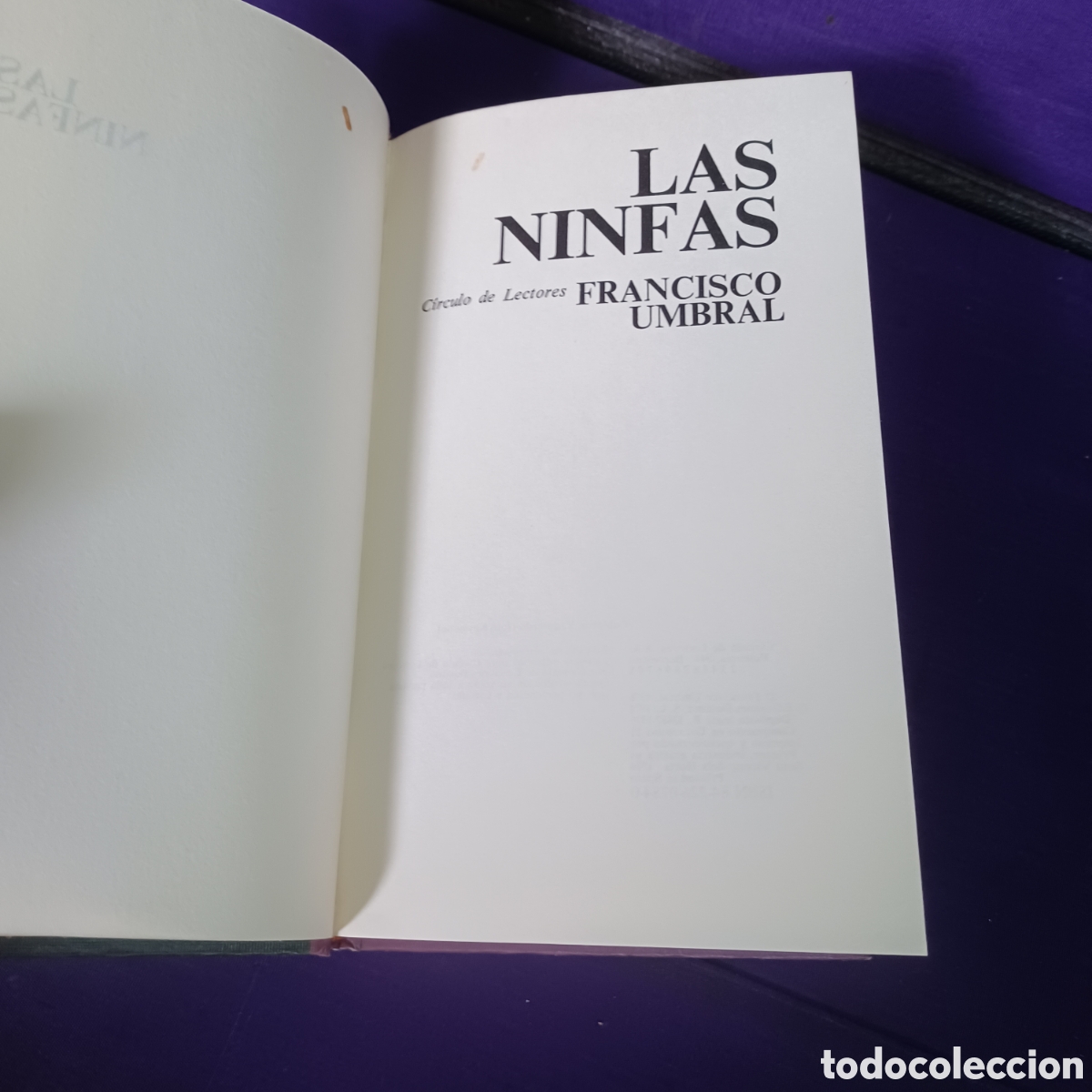 Libros de segunda mano: LAS NINFAS - FRANCISCO UMBRAL - Foto 2