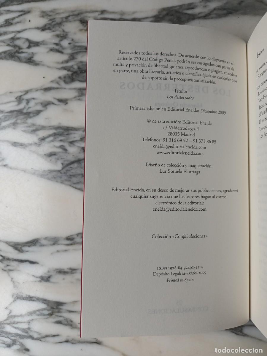 Libros de segunda mano: LOS DESTERRADOS - HORACIO QUIROGA - ENEIDA 2009 - Foto 3