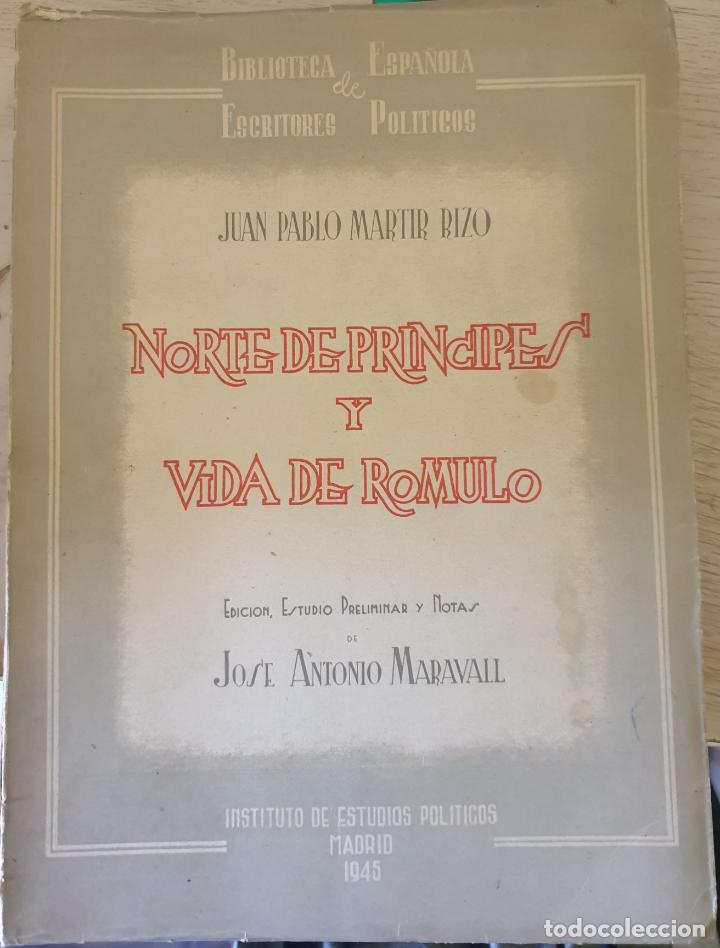 Second hand books: NORTE DE PRINCIPE Y VIDA DE ROMULO. - MARTIR BIZO, Juan Pablo.
