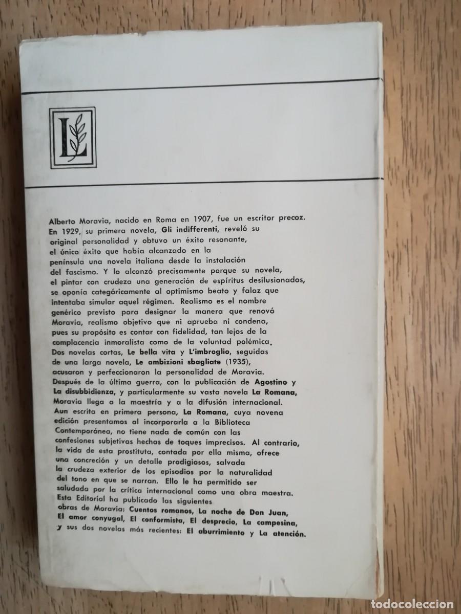 Libros de segunda mano: La romana. Alberto Moravia - Foto 2