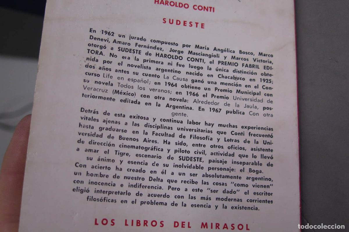 Libros de segunda mano: Sudeste. Haroldo Conti. 1969 - Foto 2