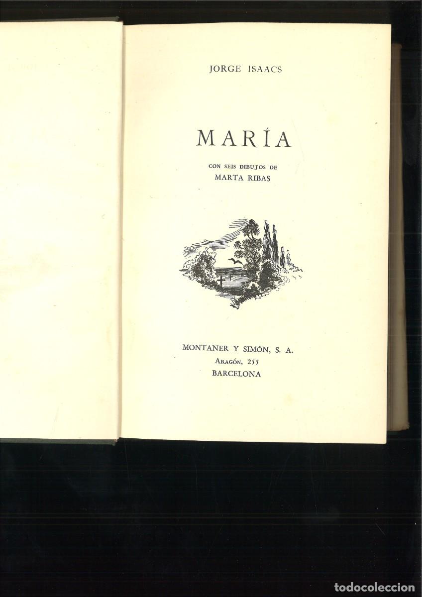 Libros de segunda mano: MARIA. Jorge Isaacs - Foto 2