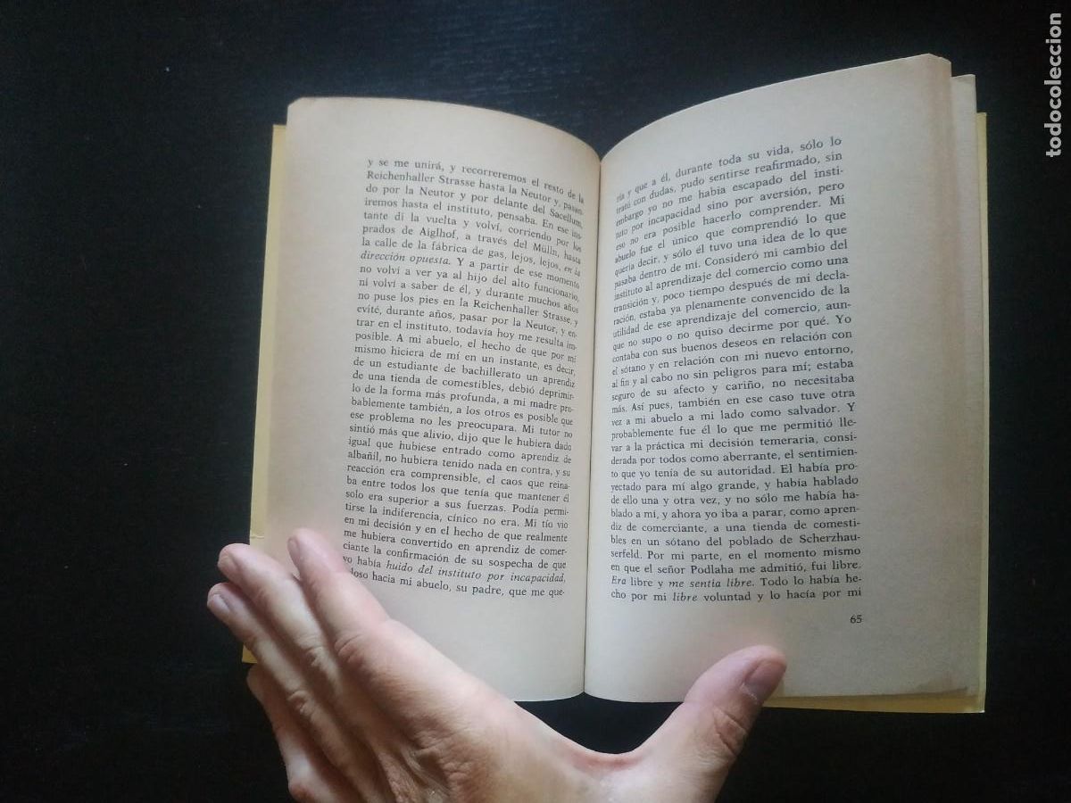 Libros de segunda mano: El s&oacute;tano - Thomas Benhard. Anagrama - Foto 4