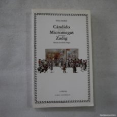Libros de segunda mano: CÁNDIDO / MICROMEGAS / ZADIG - VOLTAIRE - CATEDRA - 2012