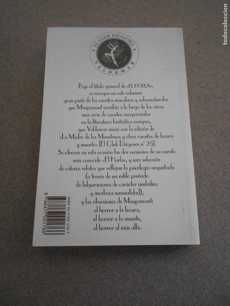 Libros de segunda mano: EL HORLA - Foto 3
