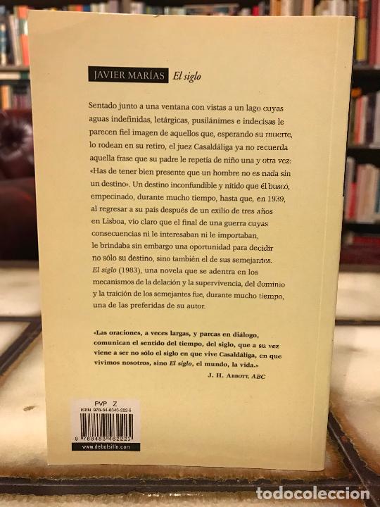 Libros de segunda mano: El siglo. Javier Mar&iacute;as. - Foto 2