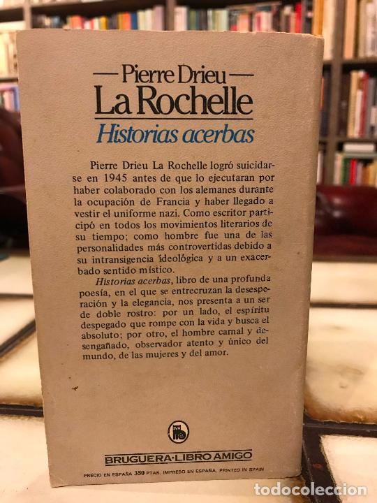 Libros de segunda mano: Historias acerbas. Pierre Drieu La Rochelle. - Foto 2