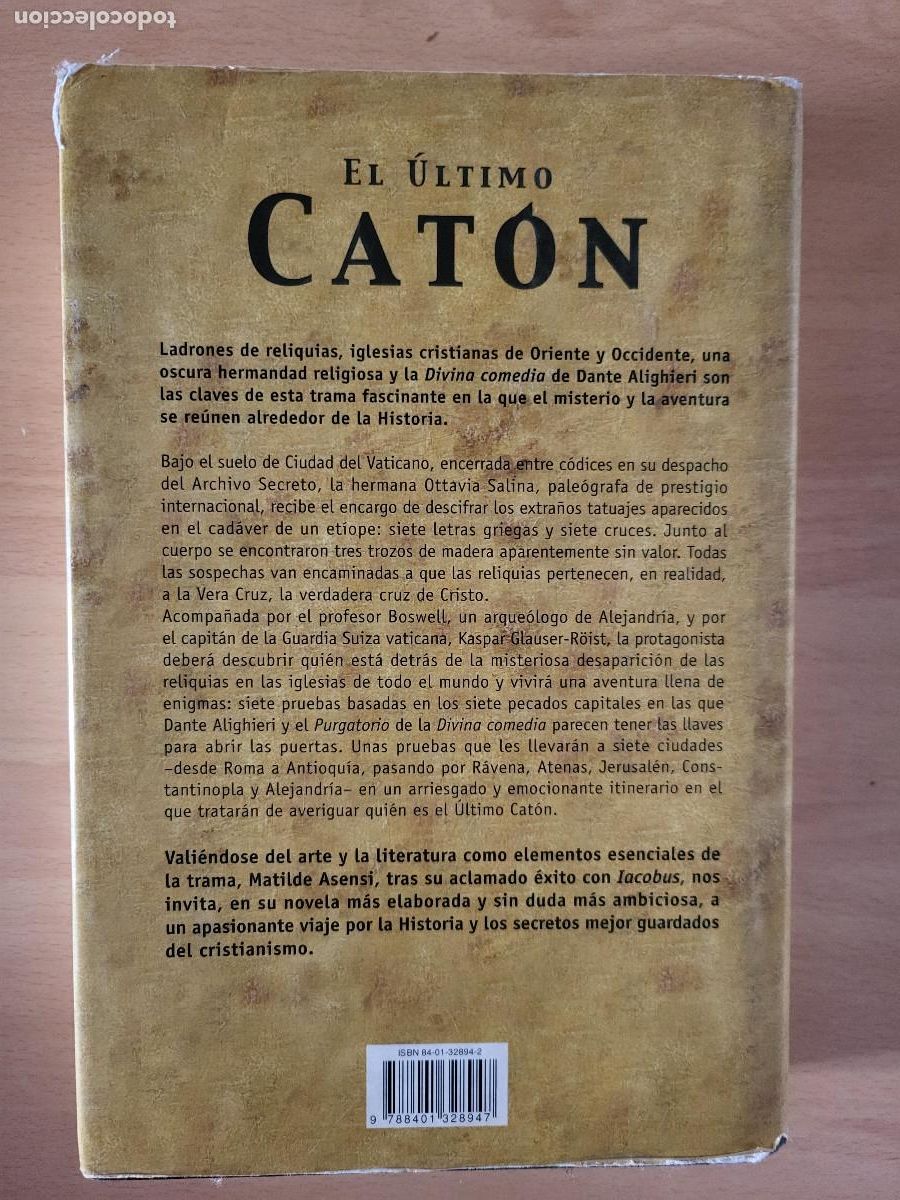 Libros de segunda mano: EL &Uacute;LTIMO CAT&Oacute;N. MATILDE ASENSI - Foto 2