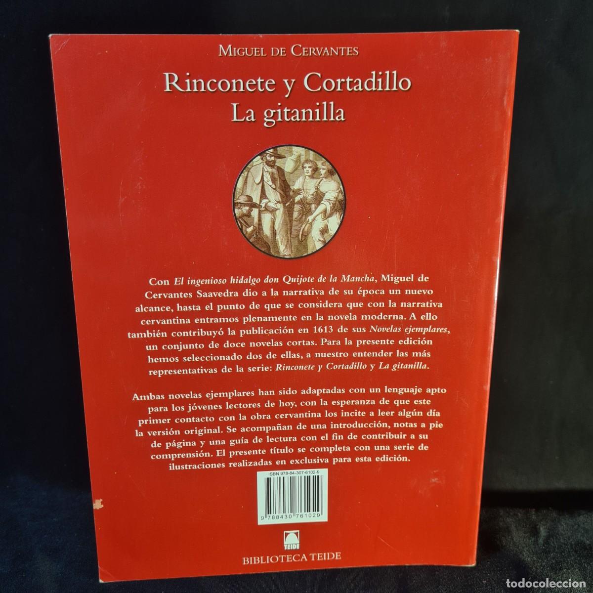Libros de segunda mano: LIBRO - RINCONETE Y CORTADILLO LA GITANILLA - MIGUEL DE CERVANTES - TEIDE A&Ntilde;O 2009 // AL-493 - Foto 2