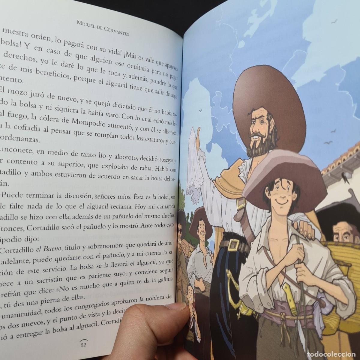 Libros de segunda mano: LIBRO - RINCONETE Y CORTADILLO LA GITANILLA - MIGUEL DE CERVANTES - TEIDE A&Ntilde;O 2009 // AL-493 - Foto 5