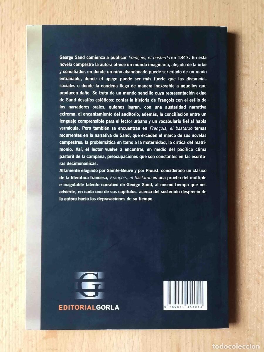 Libros de segunda mano: Fran&ccedil;ois, el bastardo (George Sand) Editorial Gorla - Foto 3