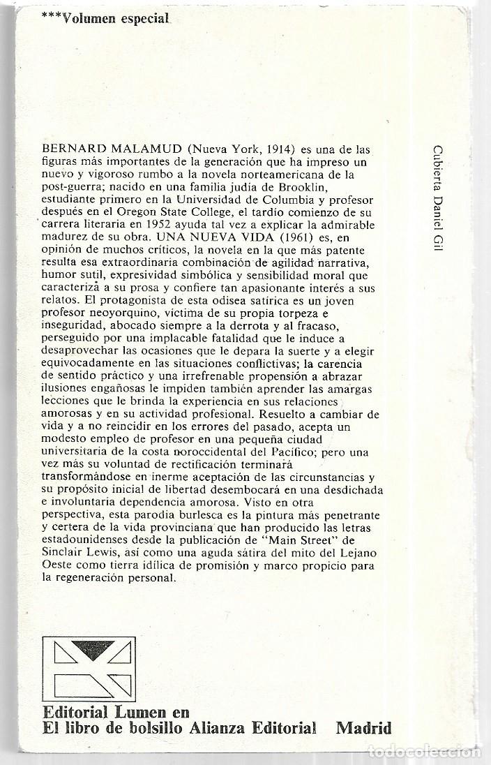 Libros de segunda mano: Bernard Malamud . Una nueva vida - Foto 2
