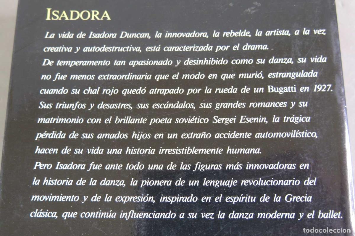 Libros de segunda mano: ISADORA. MAURICE LEVER. 1989 - Foto 2