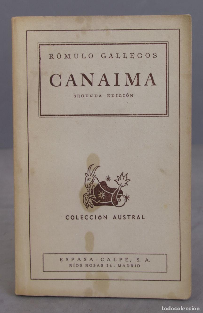 Libros de segunda mano: Canaima. Gallegos. AUSTRAL - Foto 1