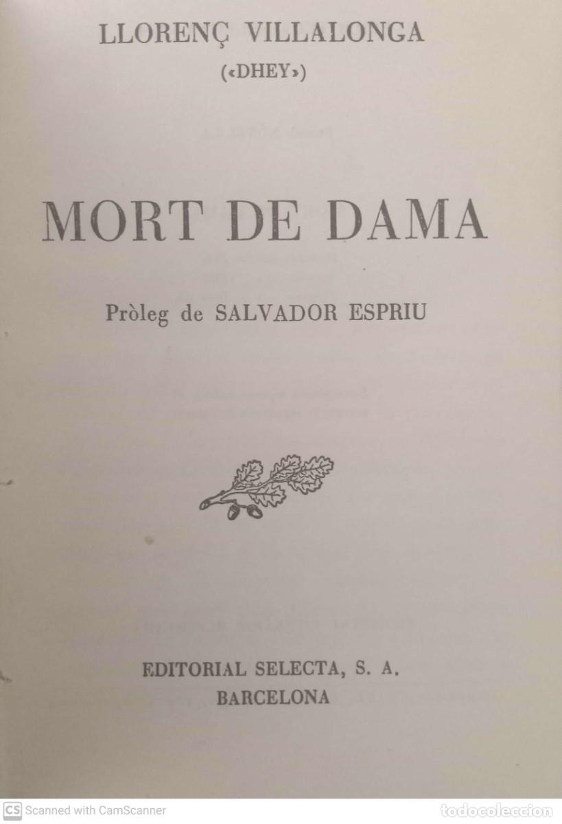 Libros de segunda mano: Mort de dama [Lloren&ccedil; Villalonga] - Foto 2