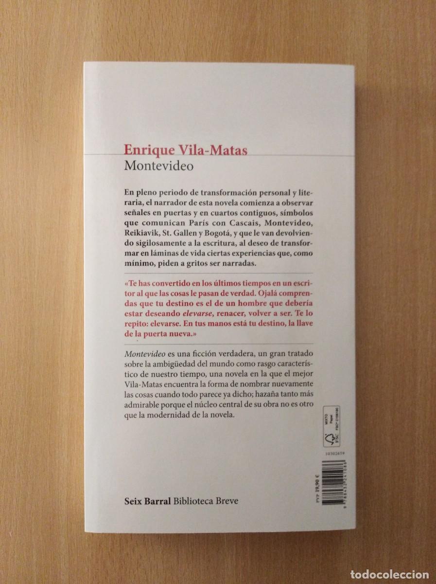 Libros de segunda mano: MONTEVIDEO. Enrique Vila-Matas - Foto 2
