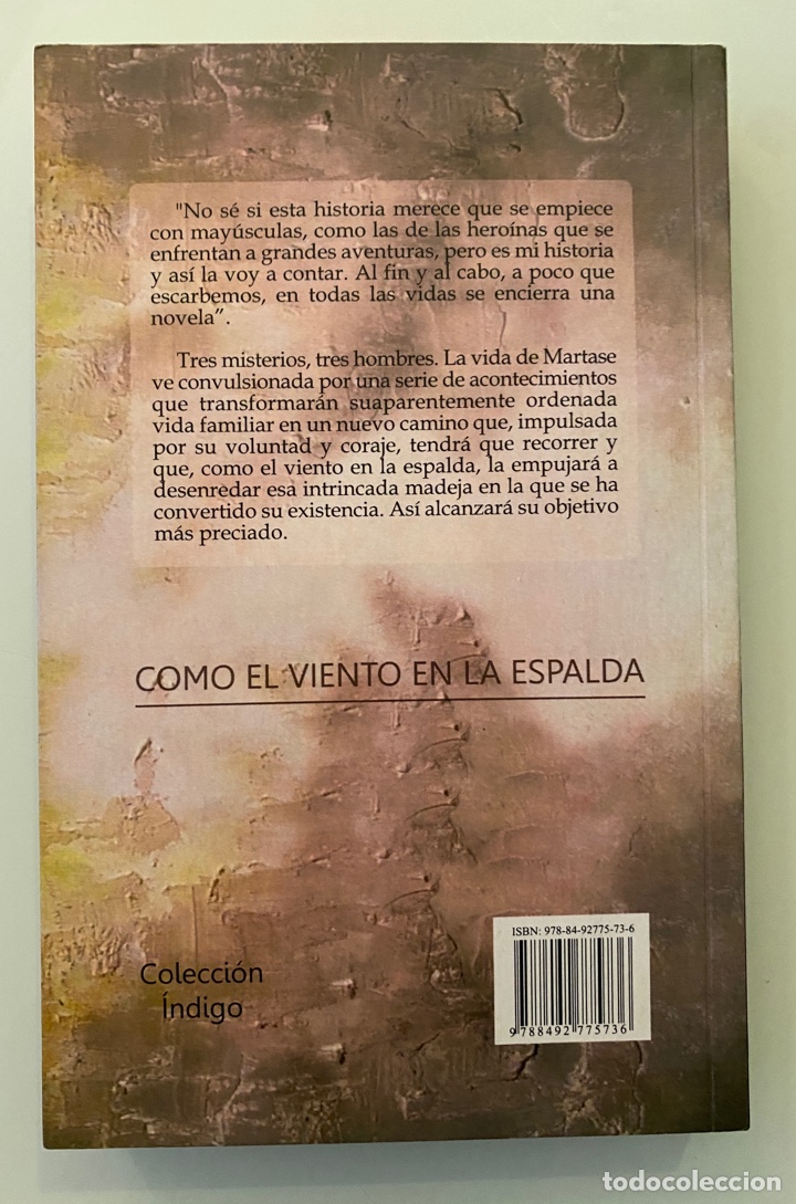 Libros de segunda mano: Como el viento en la espalda - MU&Ntilde;OZ ECHEVERR&Iacute;A, Elena - Foto 2