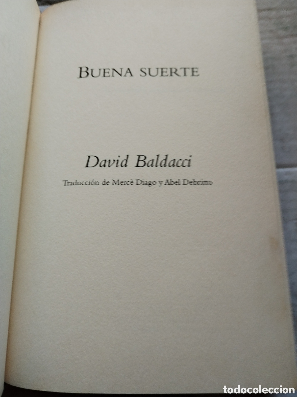 Libros de segunda mano: BUENA SUERTE/DAVID BALDACCI - Foto 3