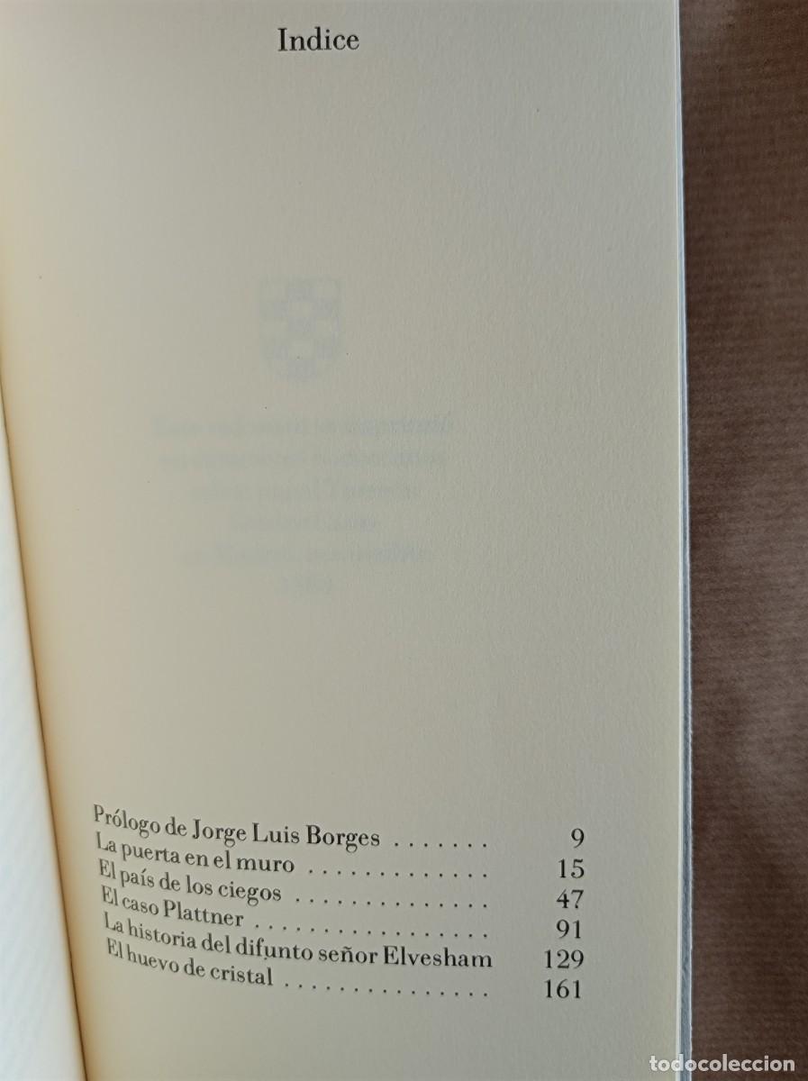 Libros de segunda mano: LA PUERTA EN EL MURO - LA BIBLIOTECA DE BABEL - Foto 16